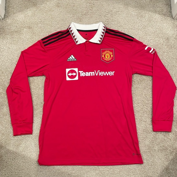 adidas Other - Cristiano Ronaldo Manchester United adidas 22/23 Home Jersey Men L NWOT never wo
